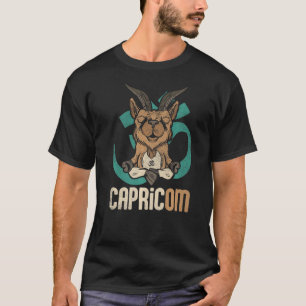 Camiseta Capricom Ibex Yogi Capricorn Namaste Om Mantra Yog