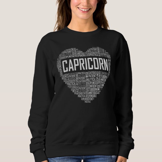 Camiseta Capricorn Zodiac Traits Horoscope Astrology Sign   (Frente)