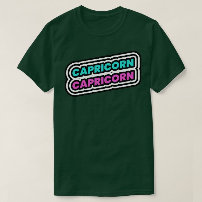 Camiseta Capricórnio (Frente do Design)