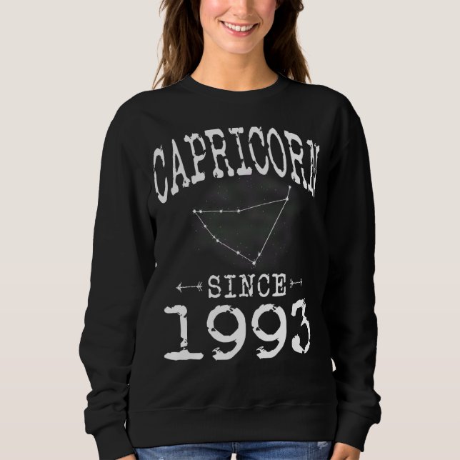 Camiseta Capricórnio Desde 1993, Nascimento da Constelação (Frente)