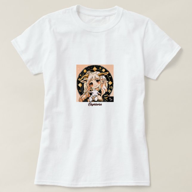 Camiseta Capricórnio Girl (Frente do Design)