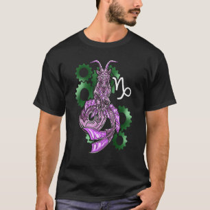 Camiseta Capricórnio Horoscope Inspirou Símbolo Capricórnio