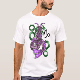 Camiseta Capricórnio Horoscope Inspirou Símbolo Capricórnio