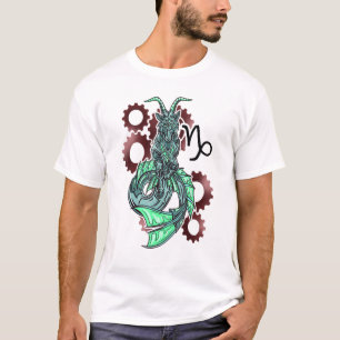 Camiseta Capricórnio Horoscope Inspirou Símbolo Capricórnio