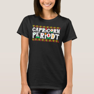 Camiseta Capricórnio Periodt Horoscope Astrologia Símbolo Z