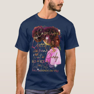 Camiseta Capricórnio Queen Sweet Como Doce Aniversário Para