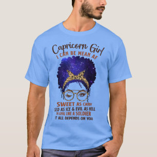 Camiseta Capricórnio Queen Sweet Como Doce Aniversário Para