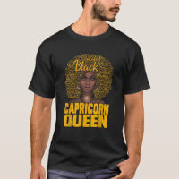 Capricórnio Rainha Negra Cabelo Natural Africano A