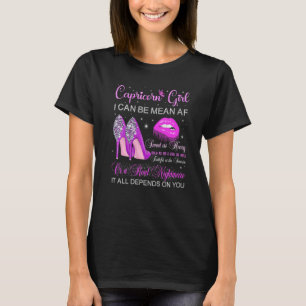 Camiseta Capricórnio Rapariga Aniversário Altos Pingando Lá