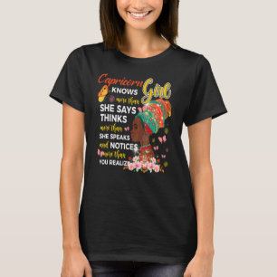 Camiseta Capricórnio Sabe Mais Do Que Diz Aniversário G