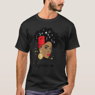 Camiseta Capricórnio Símbolo Zodócópio Horóscopo Afro Astro