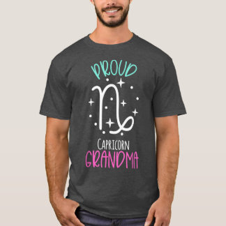 Camiseta Capricórnio Vovó Orgulhosa Vovó Zodioca Novo Símbo
