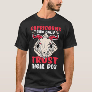 Camiseta Capricórnio Zodiac Capricórnios Só Confiam No Seu 