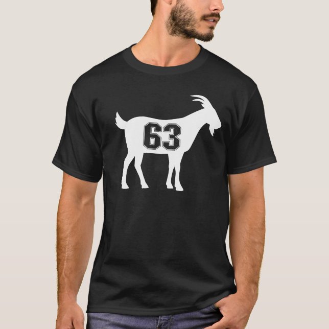 Camiseta Caprino 63 G.O.A.T. Número Sessenta e Três Caprino (Frente)