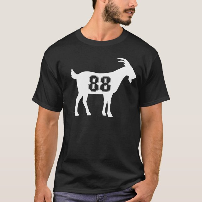 Camiseta Caprino 88 G.O.A.T. Número Oitenta e Oito Caprinos (Frente)