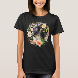 Camiseta Caprino De Caprinos Florais