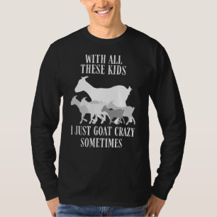 Camiseta Caprino Herder Goat Crazy Goat Rancher Para Bes