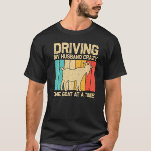 Camiseta Caprino Para Mulheres Mãe Fazenda Sussura De Cabra