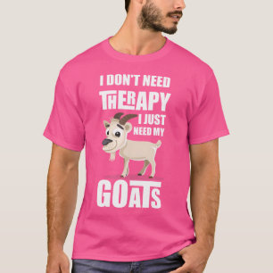 Camiseta Caprinos Animais de Caprina Terapêutica Caprinos