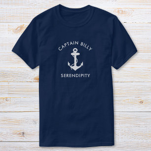 Camiseta Caprinos Clássicos de Âncora de Barcos