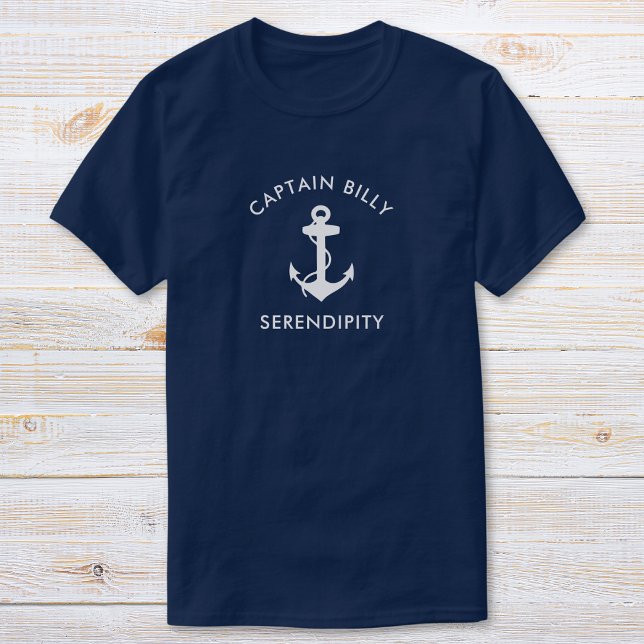 Camiseta Caprinos Clássicos de Âncora de Barcos (Criador carregado)