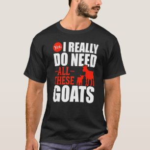 Camiseta Caprinos para criação de Fazendas