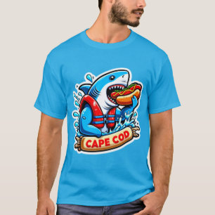 CAMISETA CÁPSULA EXCELENTE DE BACALHA BRANCA COMENDO CACHOR