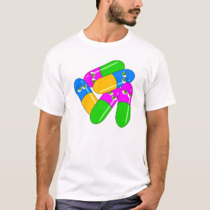 Camiseta Cápsulas da tabuleta