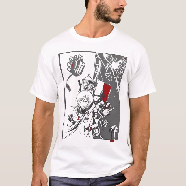 Camiseta Captação - cinza - luz (Frente)