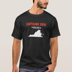 Camiseta Captain Cove Virginia Estado Americano América Via