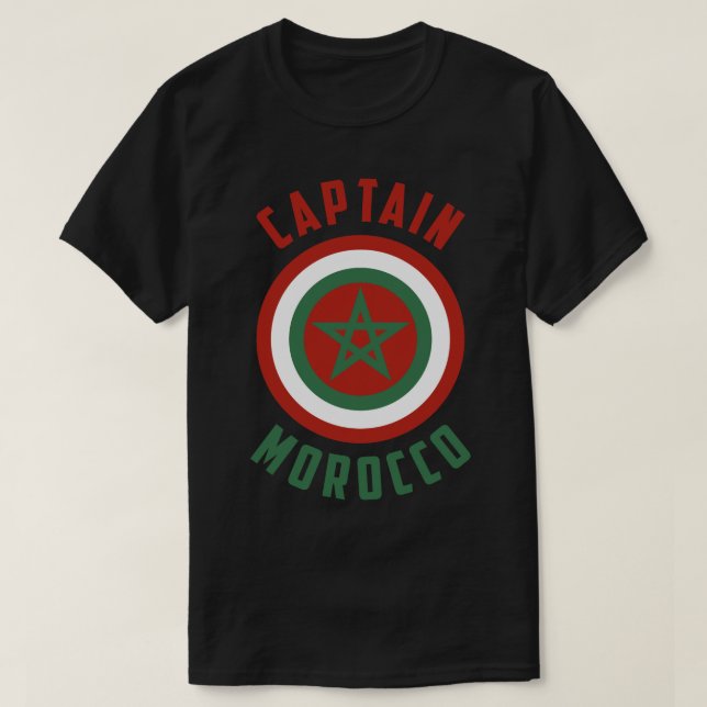 Camiseta Captain morocco (Frente do Design)