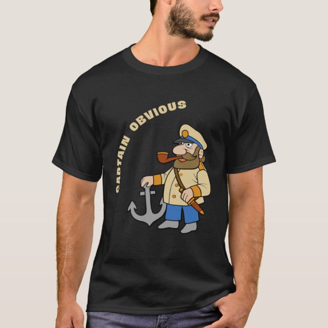 Camiseta Captain Obvious   Sarcasm (Frente)