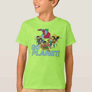 Camiseta Captain Planet and the Planeteers - Go Planet!