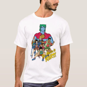 Camiseta Captain Planet Group Graphic - The Power Is Yours!