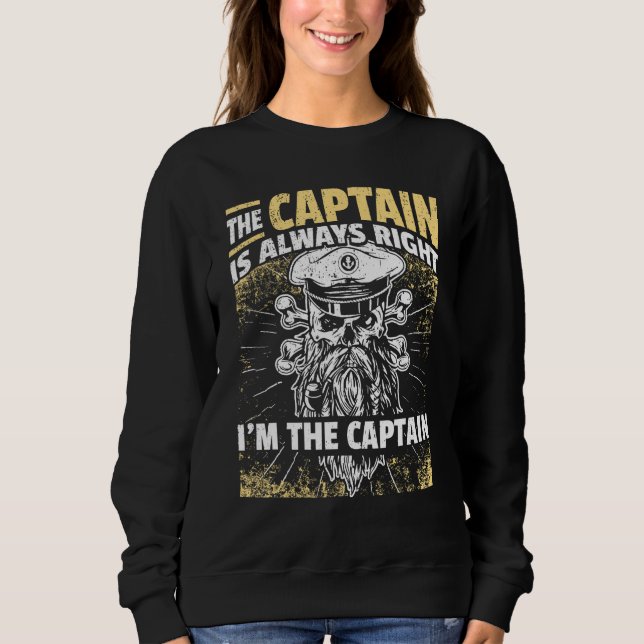 Camiseta Captain Pontoon Boat I Skipper Pontoon Boating (Frente)