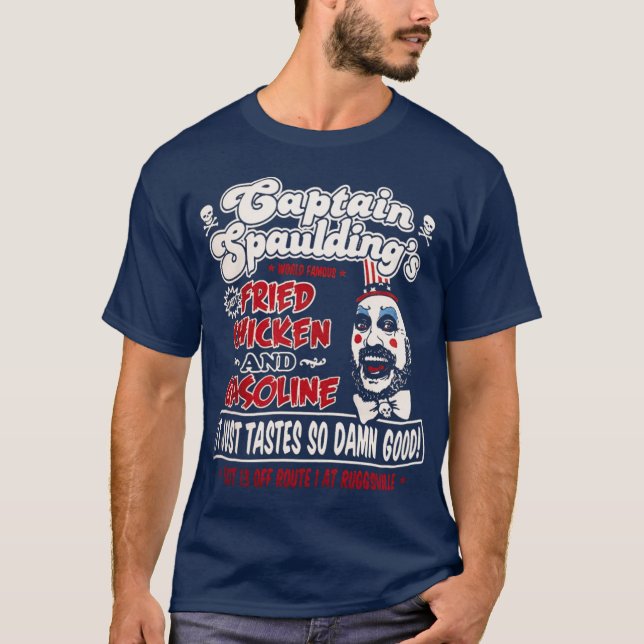 Camiseta Captain Spaulding Fried friend (Frente)