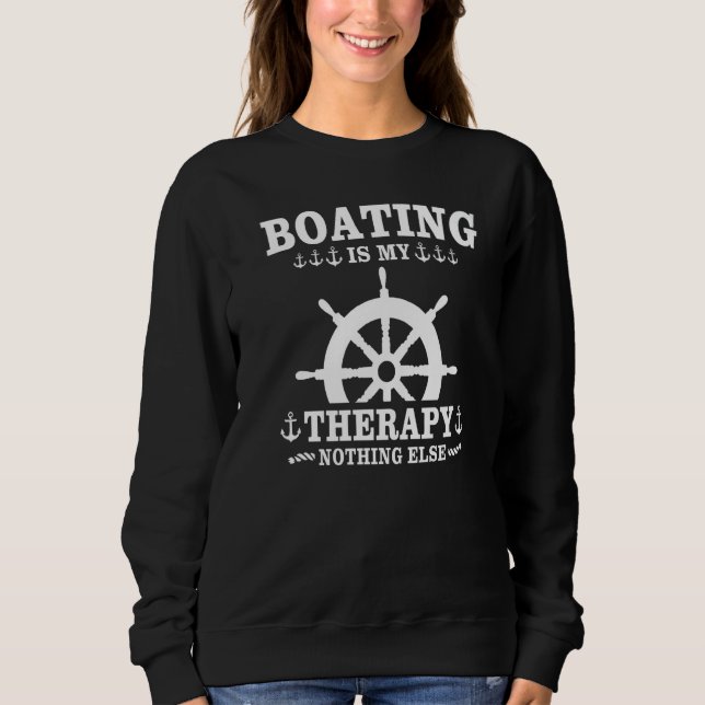 Camiseta Captain Sports Boat Sailing Sailing Boat Motor Boa (Frente)