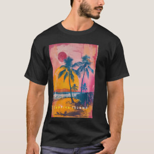 Camiseta Captiva Island FL Florida Vintage Retro Beach Holi