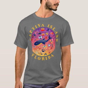 Camiseta Captiva Island Florida Cut Sea Life Souvenir