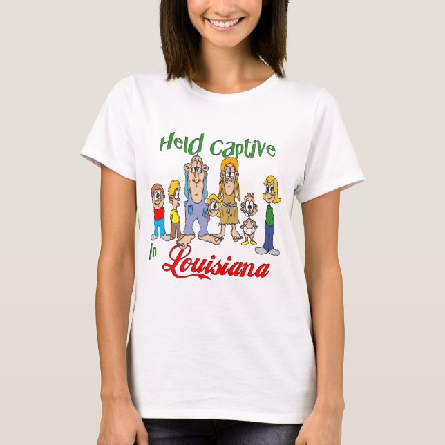 Camiseta Captiva mantida em Louisiana (Frente)