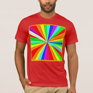 Camiseta Captivando o padrão colortivo de matizes vibrantes