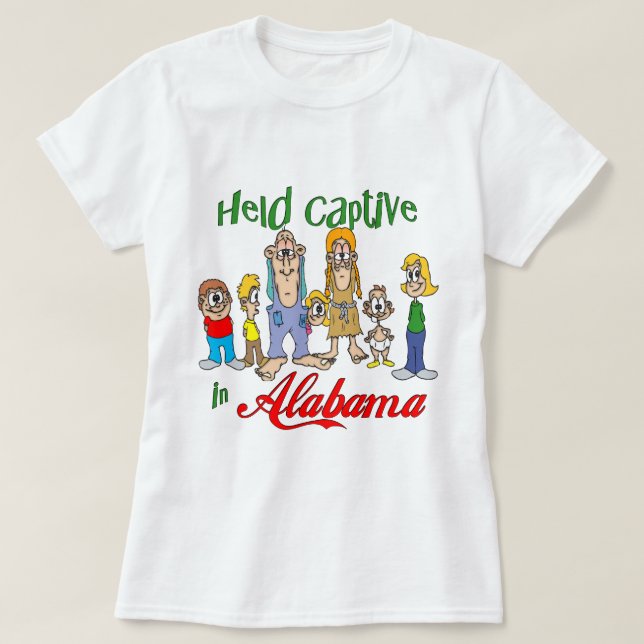 Camiseta Captive no Alabama (Frente do Design)