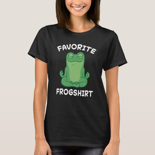Camiseta Captura Anfíbia de Caçador de Sapos de sapo de Amo (Frente)