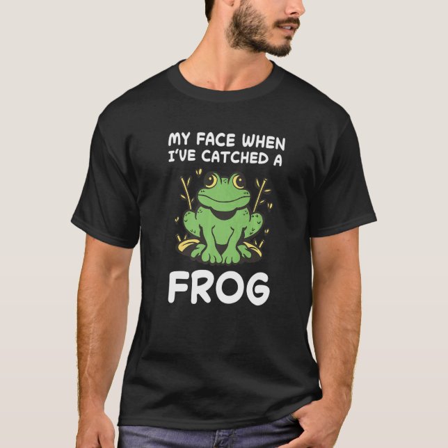 Camiseta Captura Anfíbia de Caçador de Sapos de sapo de Amo (Frente)