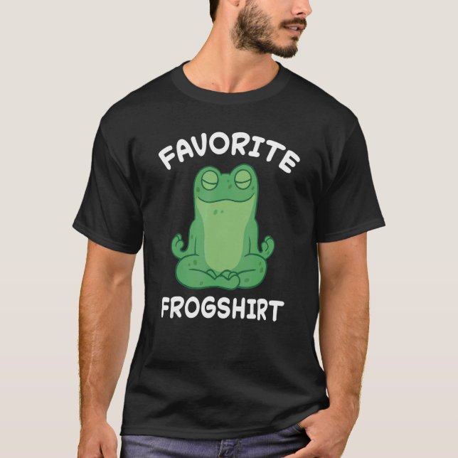 Camiseta Captura Anfíbia de Caçador de Sapos de sapo de Amo (Frente)