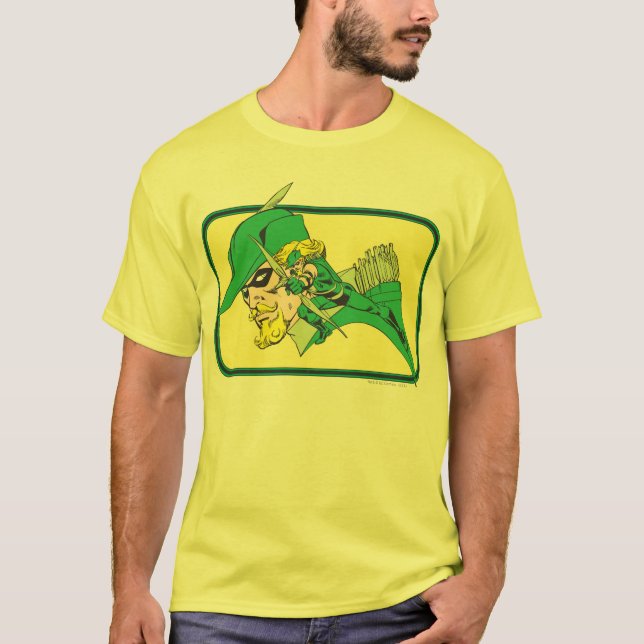 Camiseta Captura de Cabeça de Seta Verde (Frente)