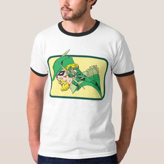 Camiseta Captura de Cabeça de Seta Verde (Frente)