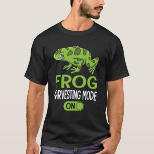 Camiseta Captura de Rãs e Caça de Sapos para um Caçador de