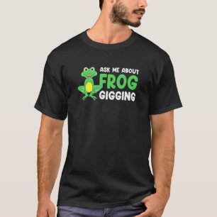 Camiseta Captura de Rãs para Caçador de Rã-Touro e Caçador