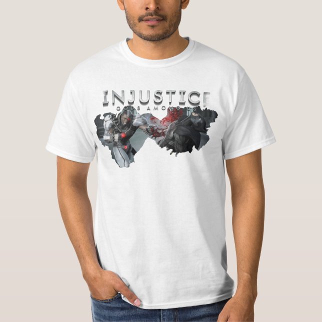 Camiseta Captura de tela: Cyborg vs Batman (Frente)